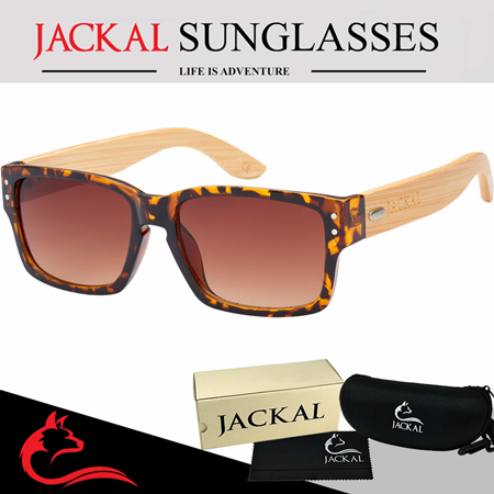 Wooden Sunglasses by Jackal WISE WI002